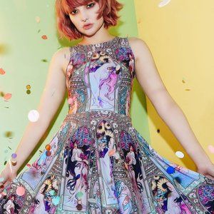 Four Seasons Princess Midi Dress